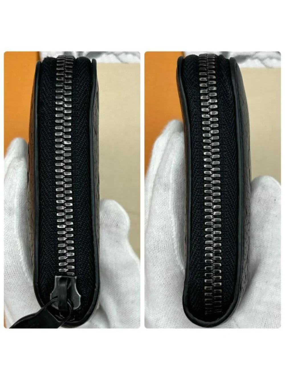Louis Vuitton Monogram Taurillon Zippy Vertical Wallet